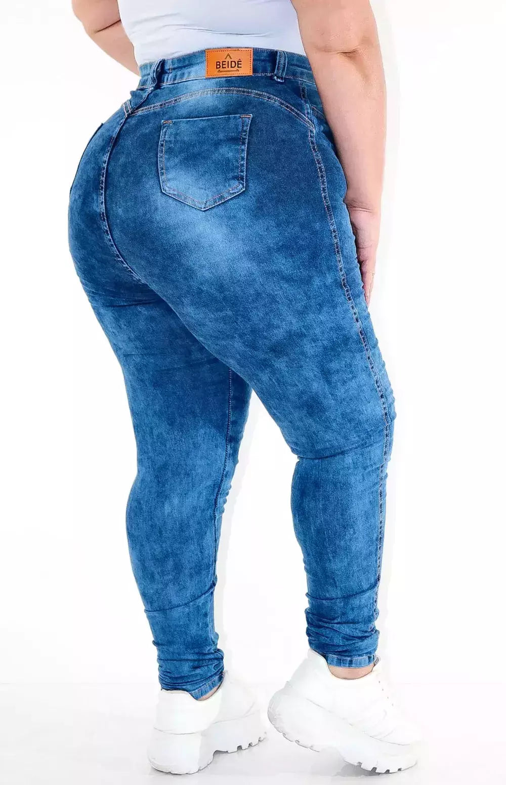 Calça Jeans Plus Size - Básica UP Mármore