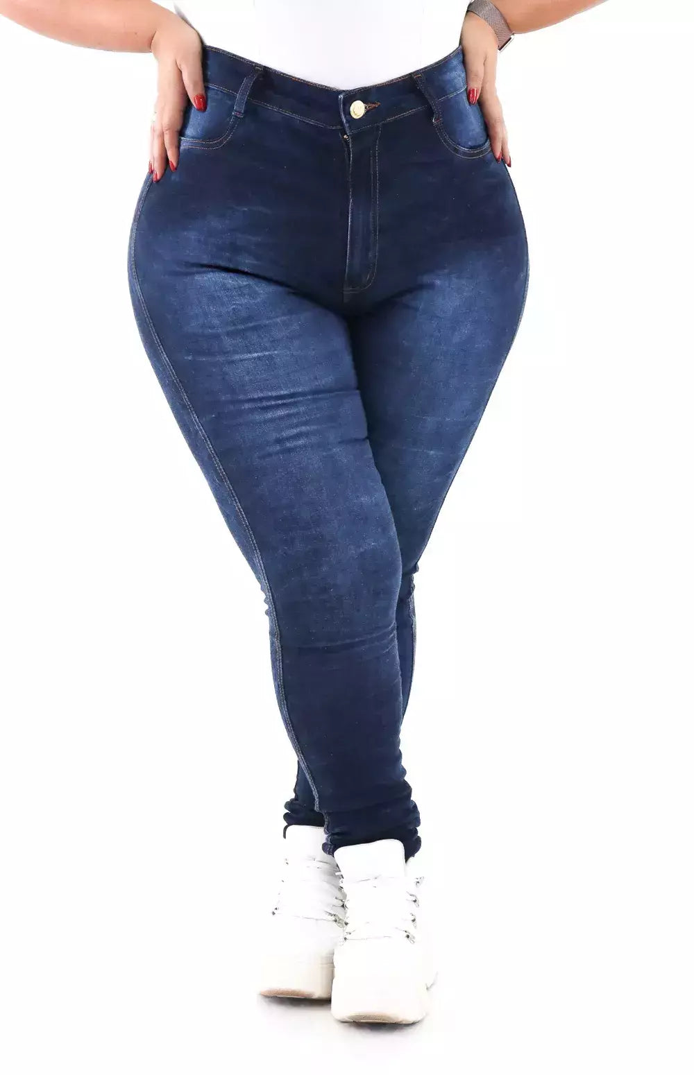 Calça Jeans Plus Size - Básica UP Aquarium