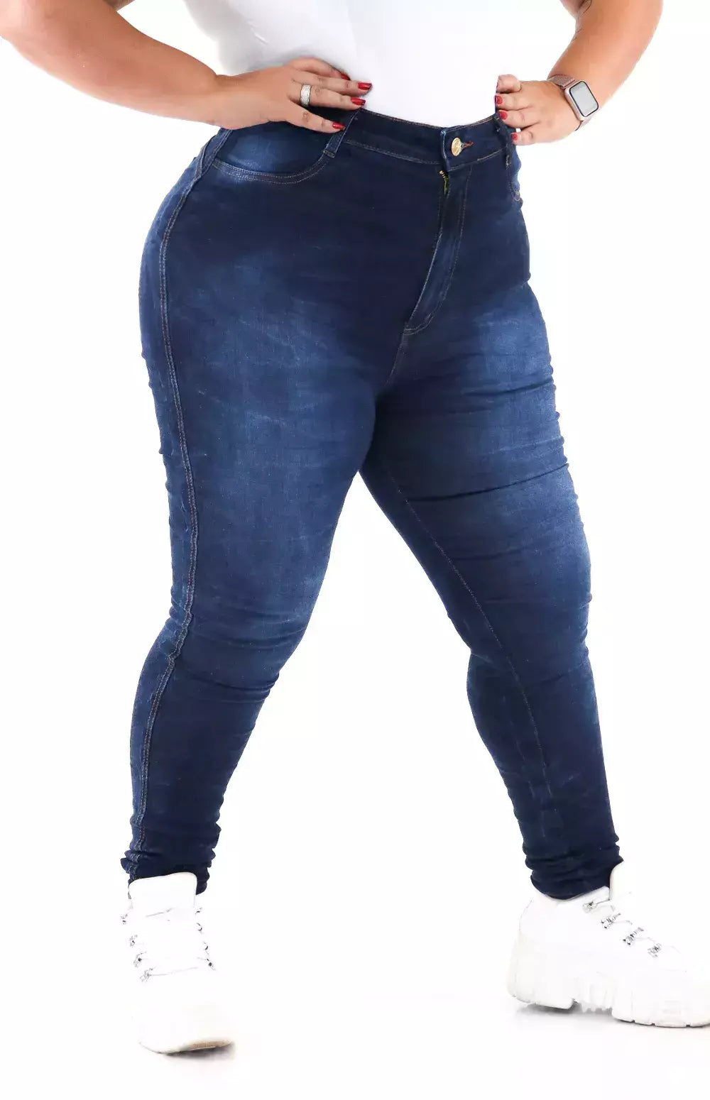 Calça Jeans Plus Size - Básica UP Aquarium