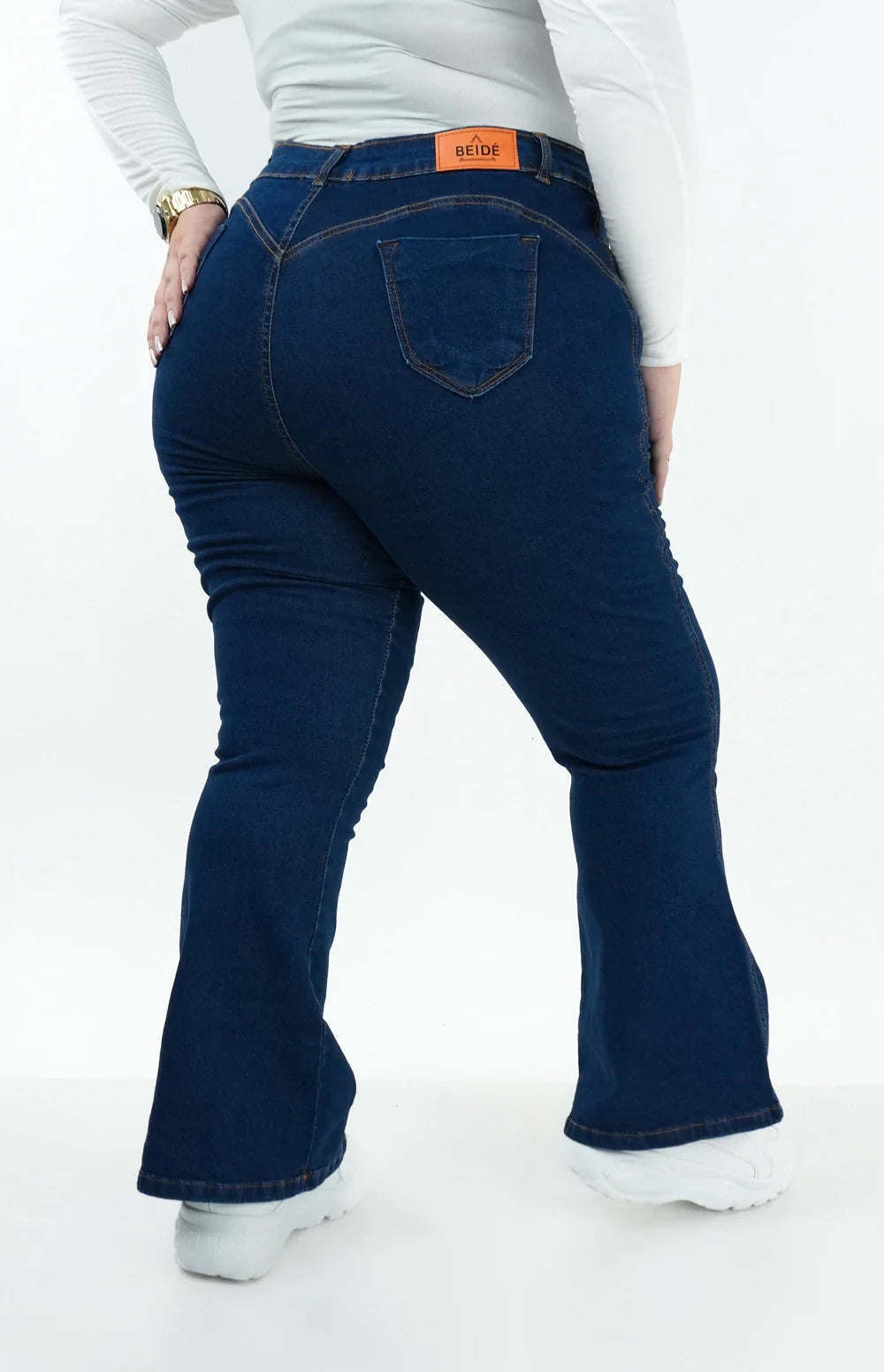 CALÇA JEANS FLARE PARA BAIXINHAS PLUS SIZE - ESSENCIAL