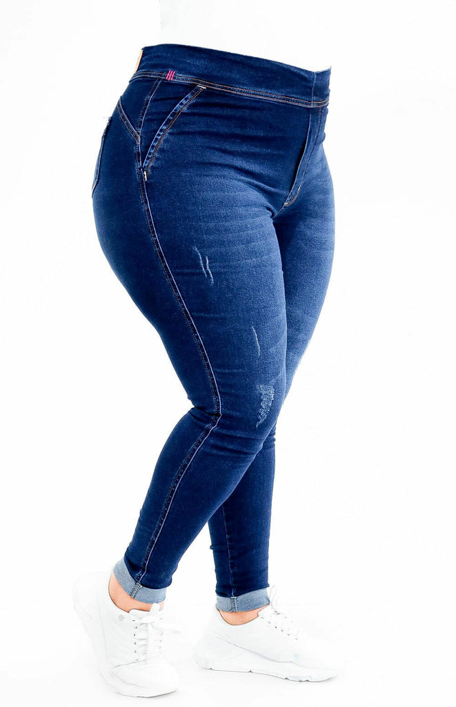 CALÇA JEANS PLUS SIZE - EXTREME POWER COMFY CLÁSSICA