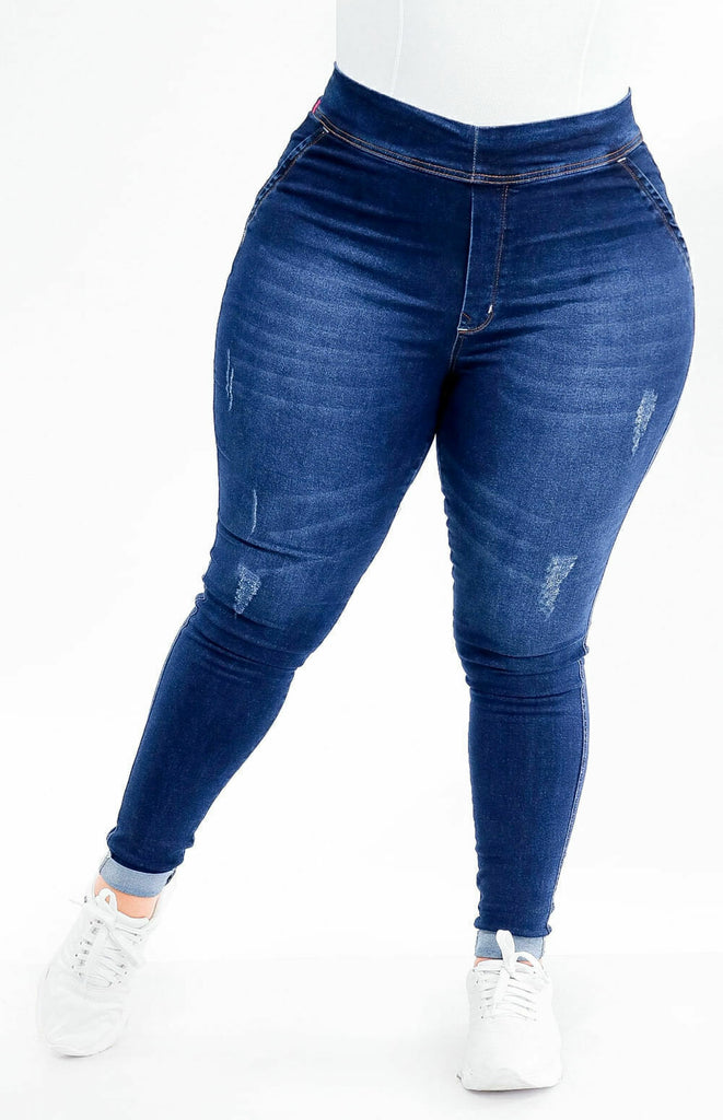 CALÇA JEANS PLUS SIZE - EXTREME POWER COMFY CLÁSSICA