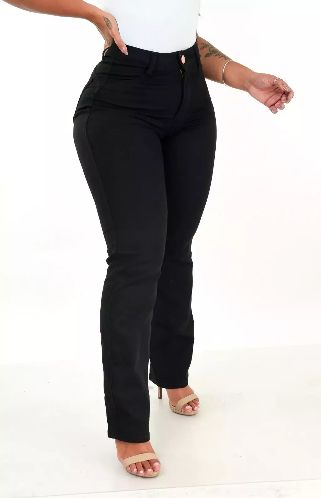 CALÇA JEANS PARA BAIXINHAS - RETA PRETA INTENSE