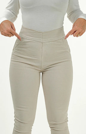 CALÇA JEANS FEMININA - EXTREME POWER COMFY NUDE