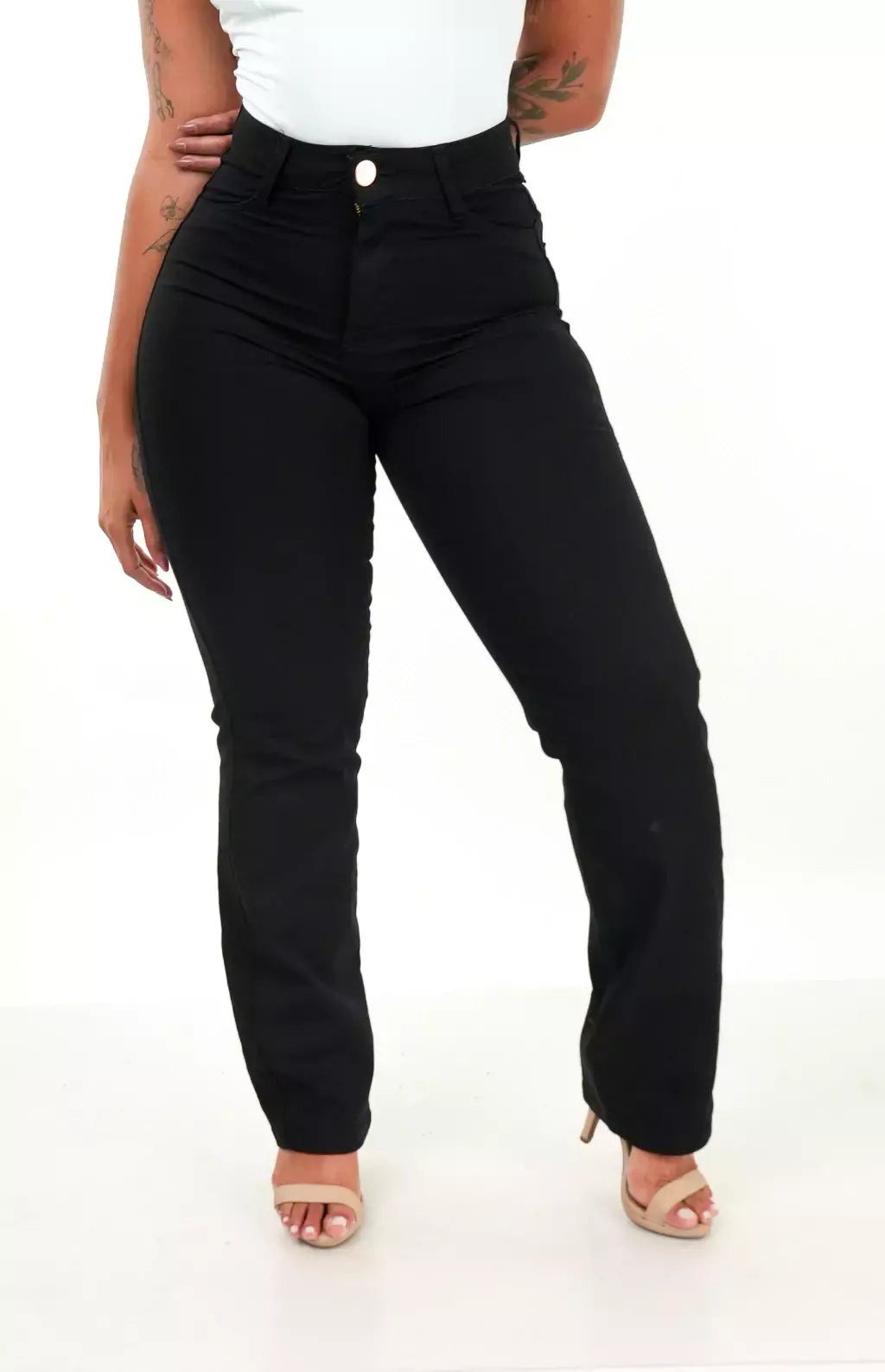 CALÇA JEANS PARA BAIXINHAS - RETA PRETA INTENSE
