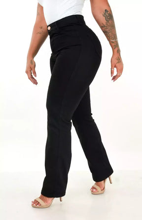 CALÇA JEANS PARA BAIXINHAS - RETA PRETA INTENSE