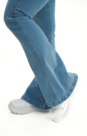 CALÇA JEANS PARA BAIXINHAS - FLARE OCEANE