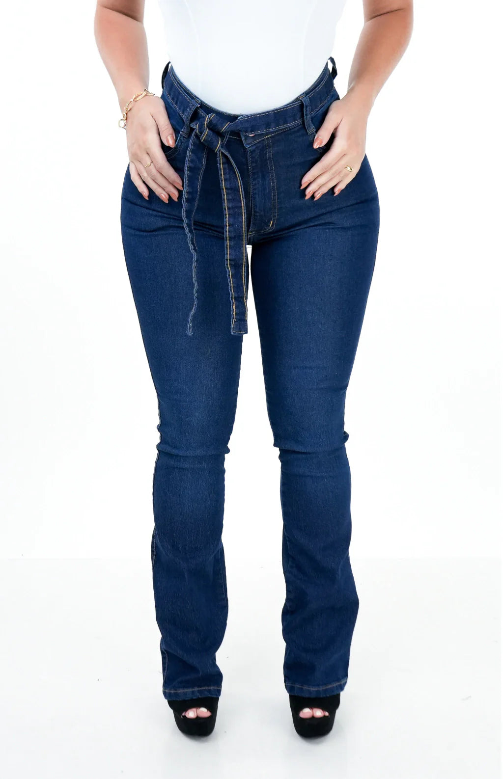 CALÇA JEANS FEMININA - ESSENCIAL FLARE