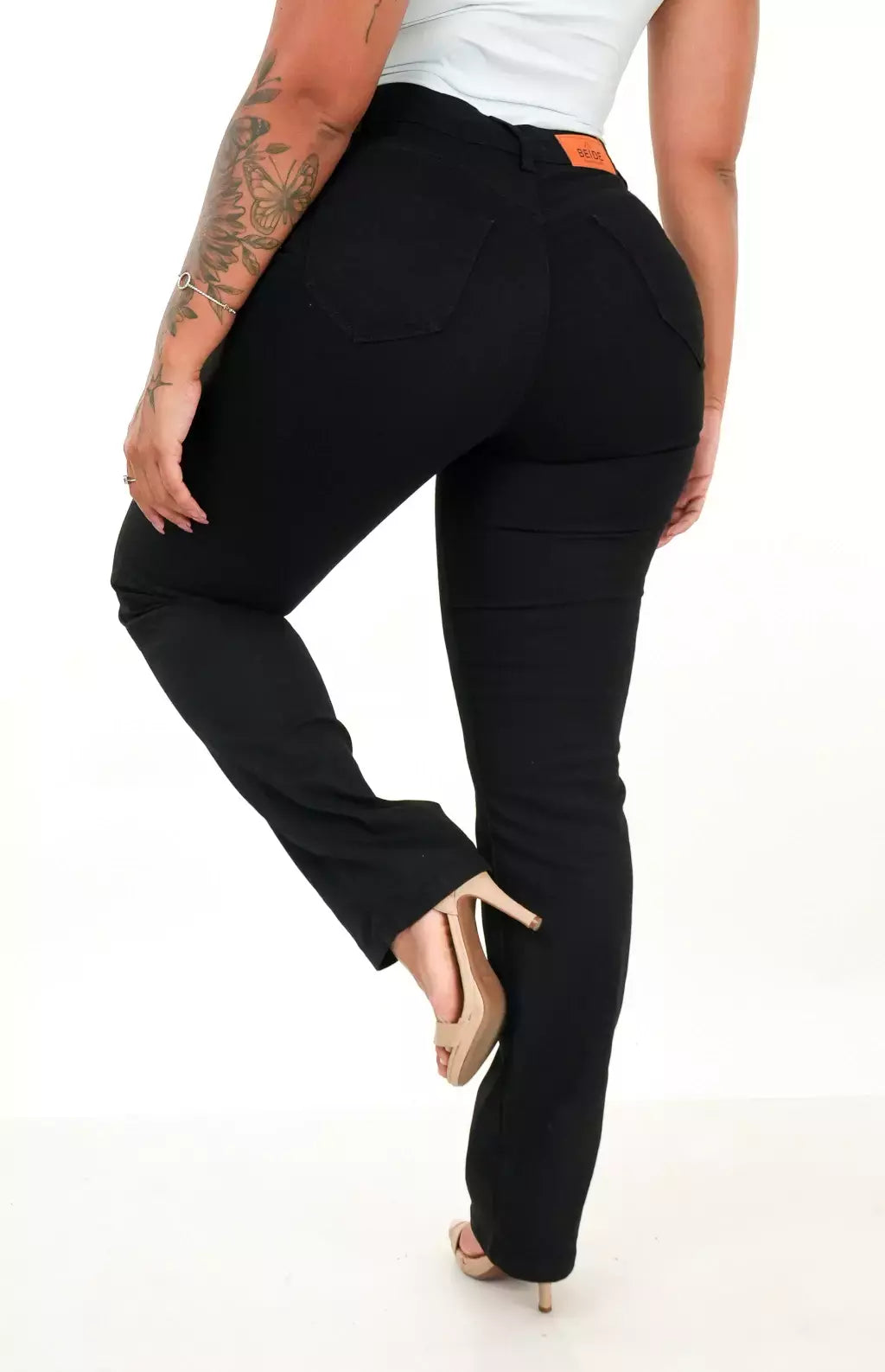 CALÇA JEANS PARA BAIXINHAS - RETA PRETA INTENSE