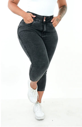 CALÇA JEANS FEMININA - CAPRI VINTAGE