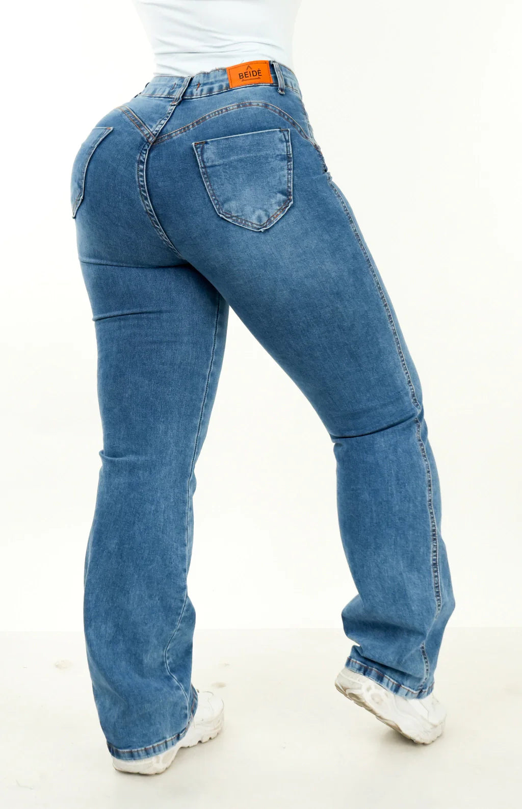 CALÇA JEANS FEMININA - WIDE LEG LAZULLI