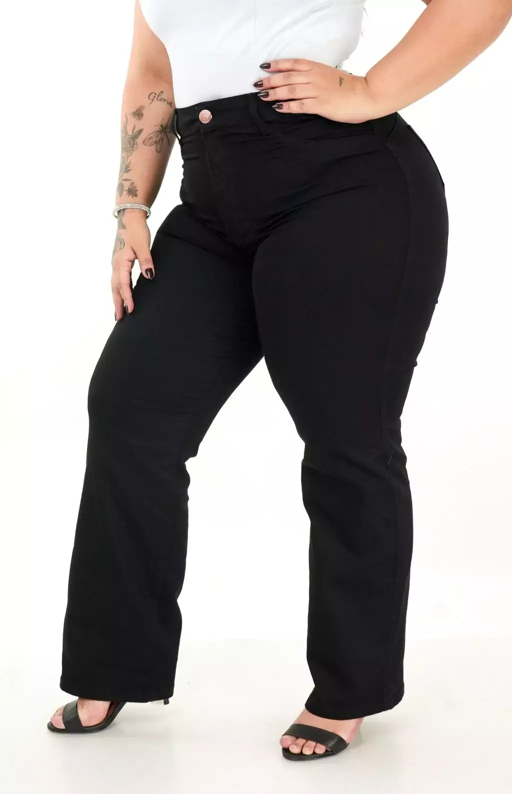 CALÇA JEANS PARA BAIXINHAS - RETA PRETA INTENSE