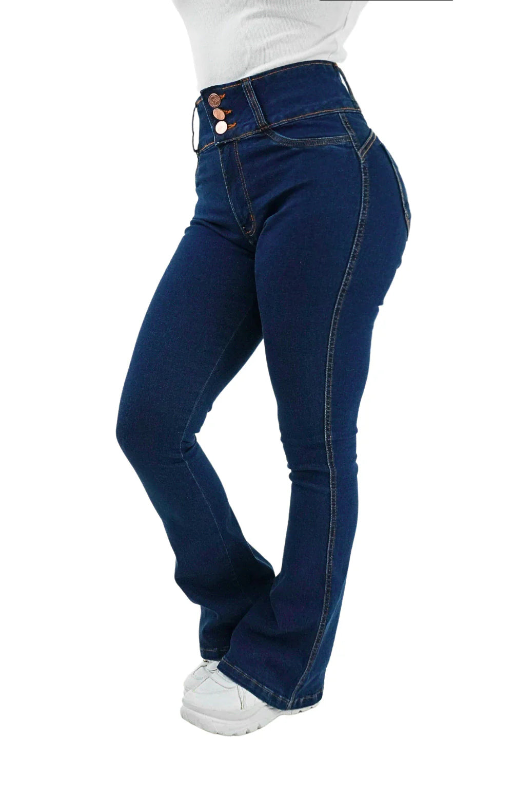 CALÇA JEANS PARA BAIXINHAS - FLARE TRIMODELADORA BLUE