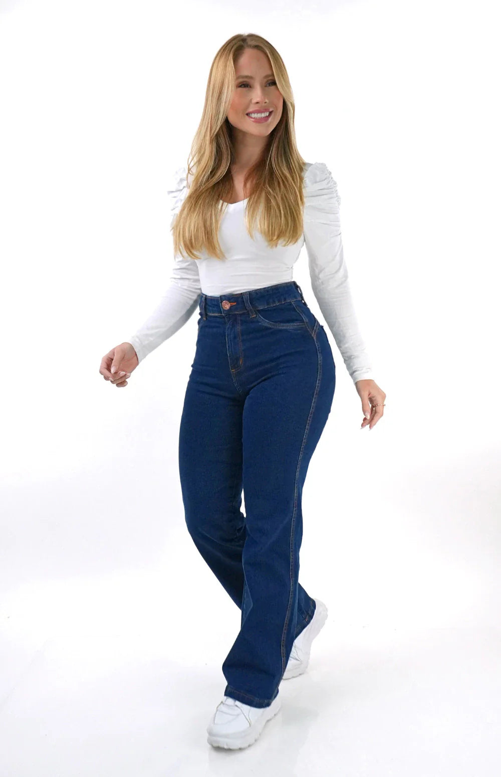 CALÇA JEANS PARA BAIXINHAS - WIDE LEG BLUE