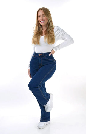 CALÇA JEANS PARA BAIXINHAS - WIDE LEG BLUE