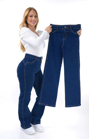 CALÇA JEANS PARA BAIXINHAS - WIDE LEG BLUE