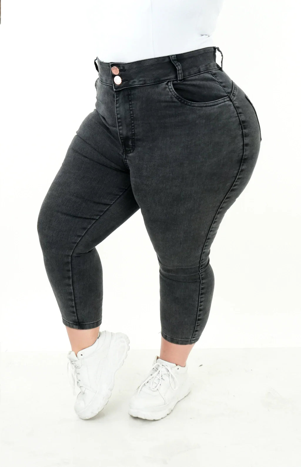 CALÇA JEANS FEMININA - CAPRI VINTAGE