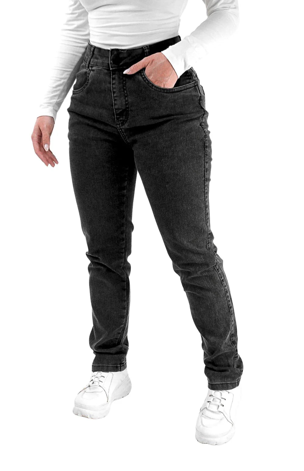 CALÇA JEANS FEMININA - MOM JEANS VINTAGE