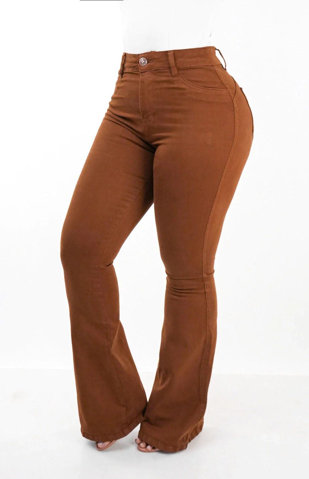 CALÇA FEMININA - FLARE TERRACOTA