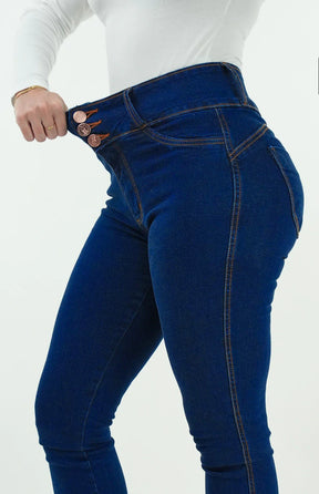 CALÇA JEANS FEMININA - FLARE TRIMODELADORA BLUE