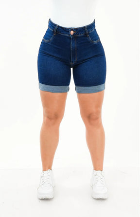 Shorts Jeans Feminino - Índigo Blue