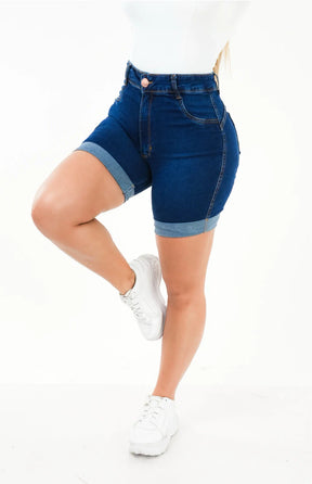 Shorts Jeans Feminino - Índigo Blue