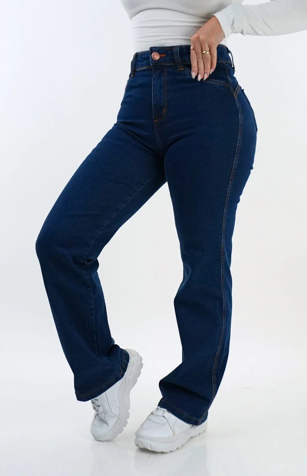 CALÇA JEANS PARA BAIXINHAS - WIDE LEG BLUE