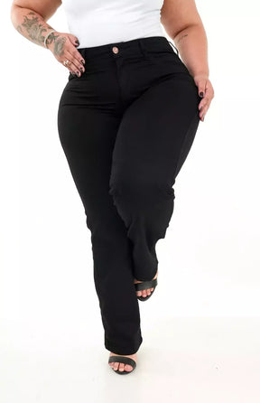 CALÇA JEANS PARA BAIXINHAS - RETA PRETA INTENSE