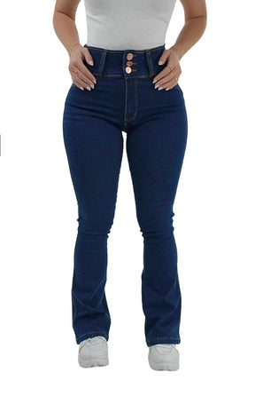 CALÇA JEANS PARA BAIXINHAS - FLARE TRIMODELADORA BLUE