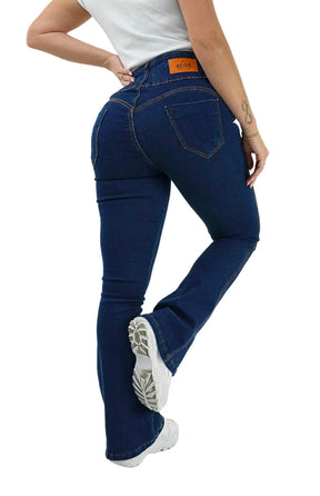 CALÇA JEANS PARA BAIXINHAS - FLARE TRIMODELADORA BLUE
