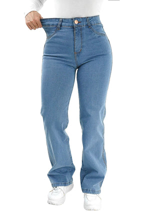 CALÇA JEANS PARA BAIXINHAS - WIDE LEG PISCINE