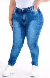 Calça Jeans Plus Size - Básica UP Mármore