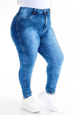 Calça Jeans Plus Size - Básica UP Mármore