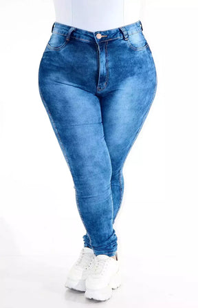 Calça Jeans Plus Size - Básica UP Mármore