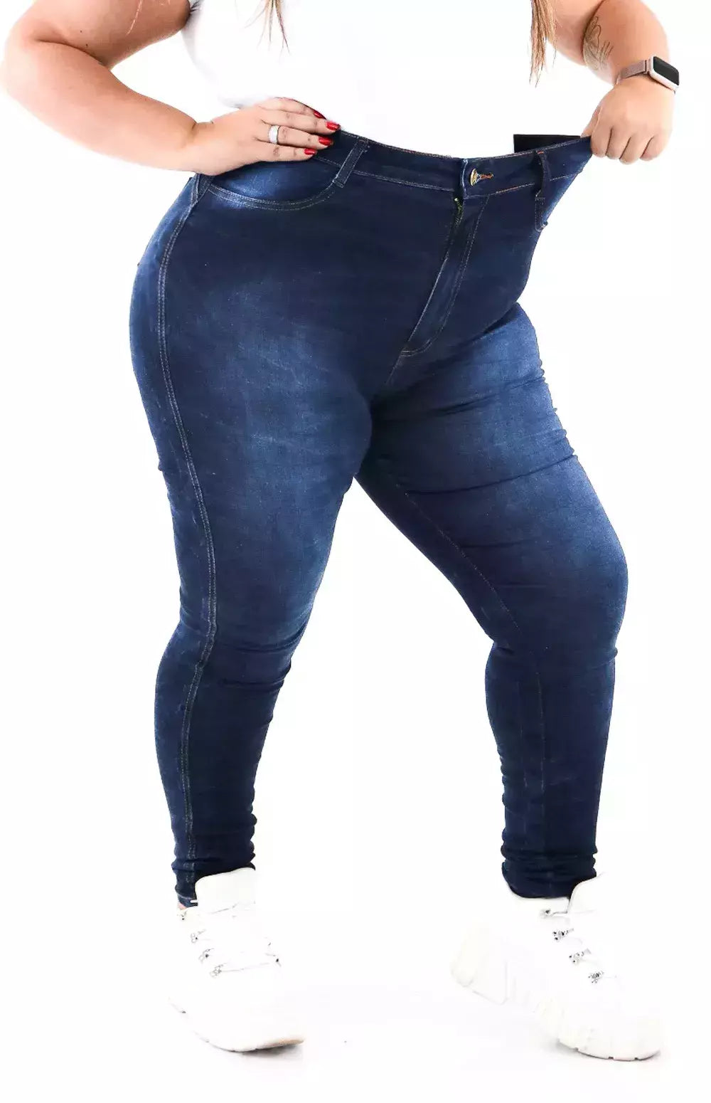 Calça Jeans Plus Size - Básica UP Aquarium