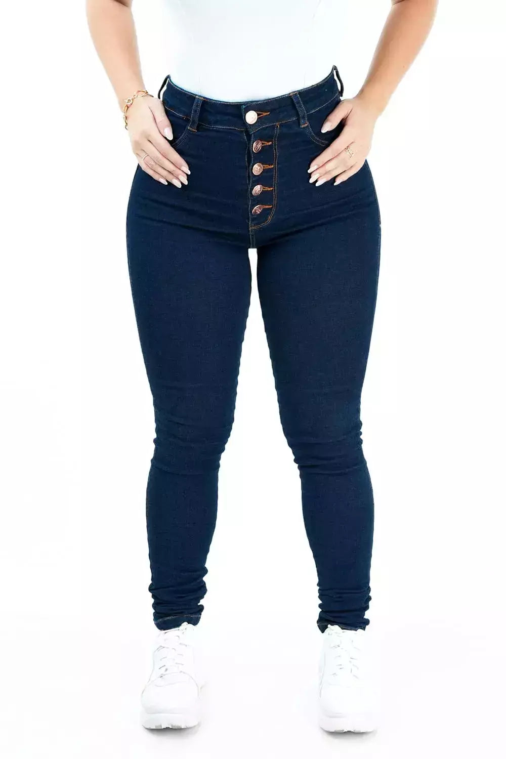 Calça Jeans Feminina - 5 Botões Blue