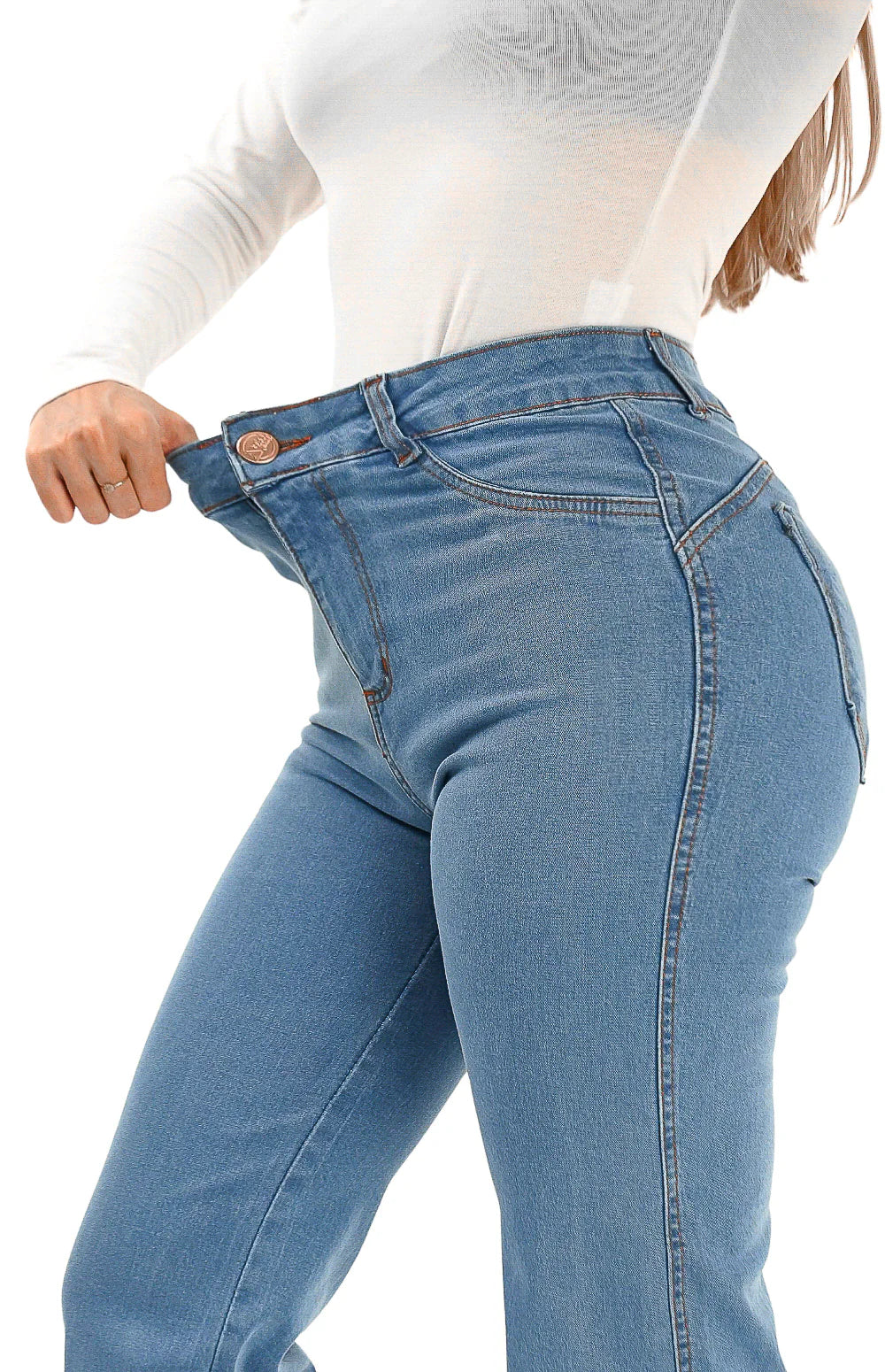 CALÇA JEANS PARA BAIXINHAS - WIDE LEG PISCINE