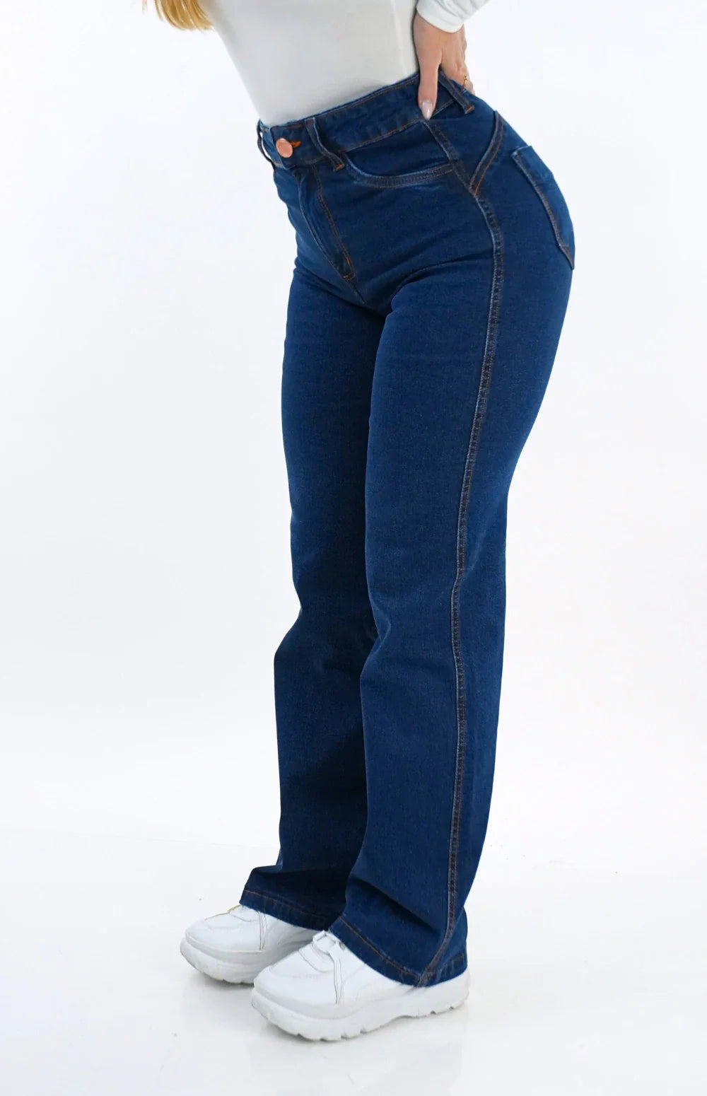 CALÇA JEANS PARA BAIXINHAS - WIDE LEG BLUE
