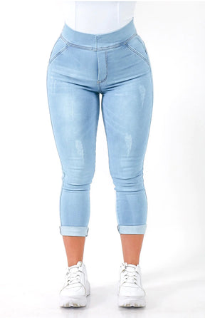 Calça Jeans Feminina - Extreme Power Comfy Capri Clara