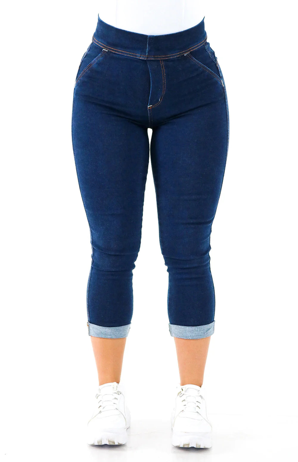 Calça Jeans Feminina - Extreme Power Comfy Capri Blue