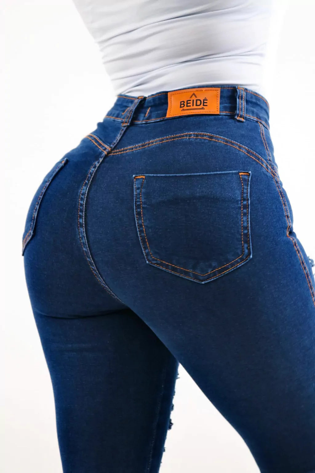 Calça Jeans Feminina - Destroyed Lazulli