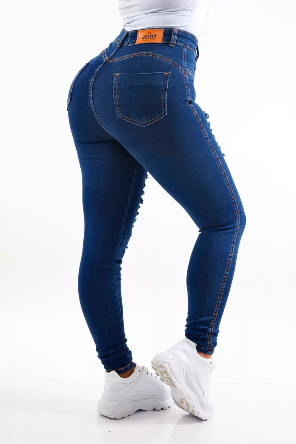 Calça Jeans Feminina - Destroyed Lazulli