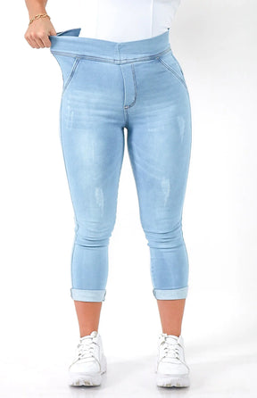 Calça Jeans Feminina - Extreme Power Comfy Capri Clara