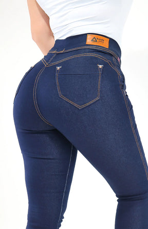 CALÇA JEANS FEMININA - EXTREME POWER COMFY BLUE