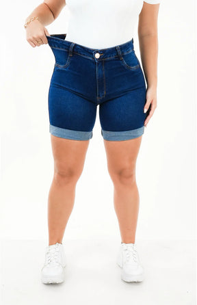 Shorts Jeans Feminino - Índigo Blue