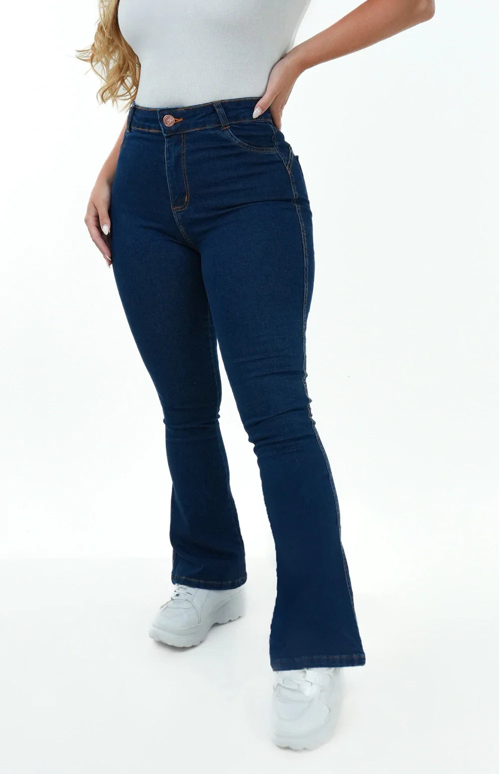 CALÇA JEANS FLARE PARA BAIXINHAS - ESSENCIAL