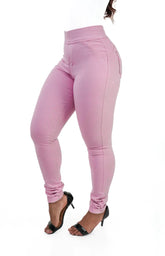 CALÇA JEANS FEMININA - EXTREME POWER COMFY ROSA BEBÊ