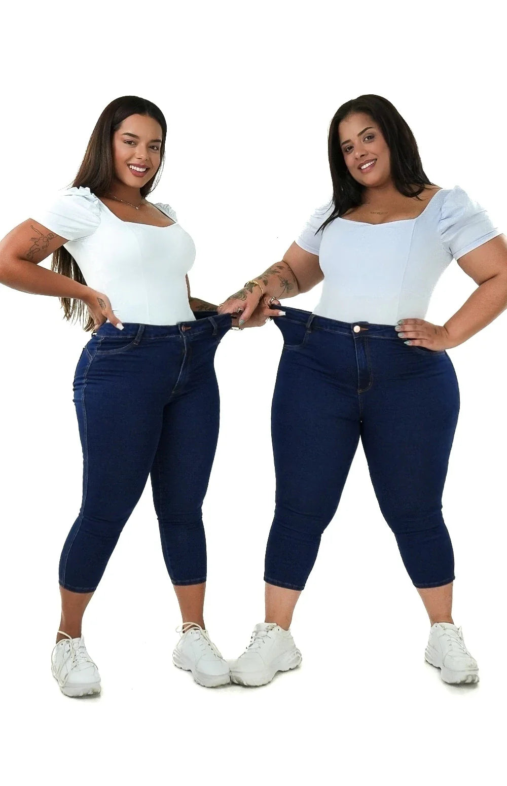 CALÇA JEANS FEMININA - CAPRI MAX COMFORT
