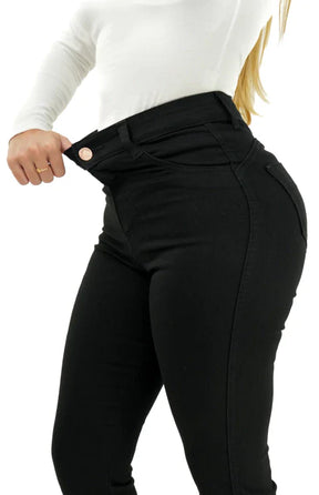 CALÇA JEANS PARA BAIXINHAS - FLARE PRETA INTENSE