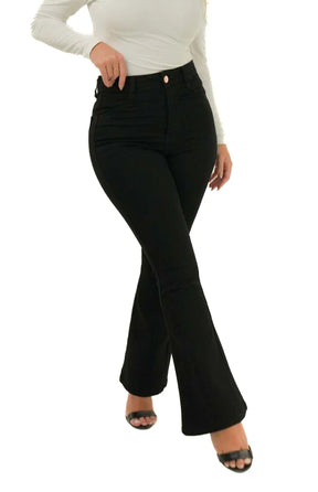 CALÇA JEANS PARA BAIXINHAS - FLARE PRETA INTENSE